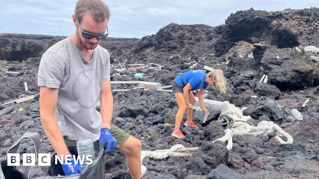 Plastic pollution: Waste from across world found on remote British Island