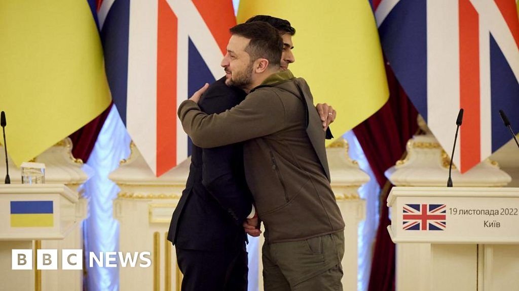 Rishi Sunak meets President Zelensky in Kyiv