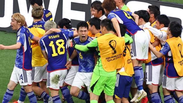 Late Japan comeback sends Germany to shock defeat