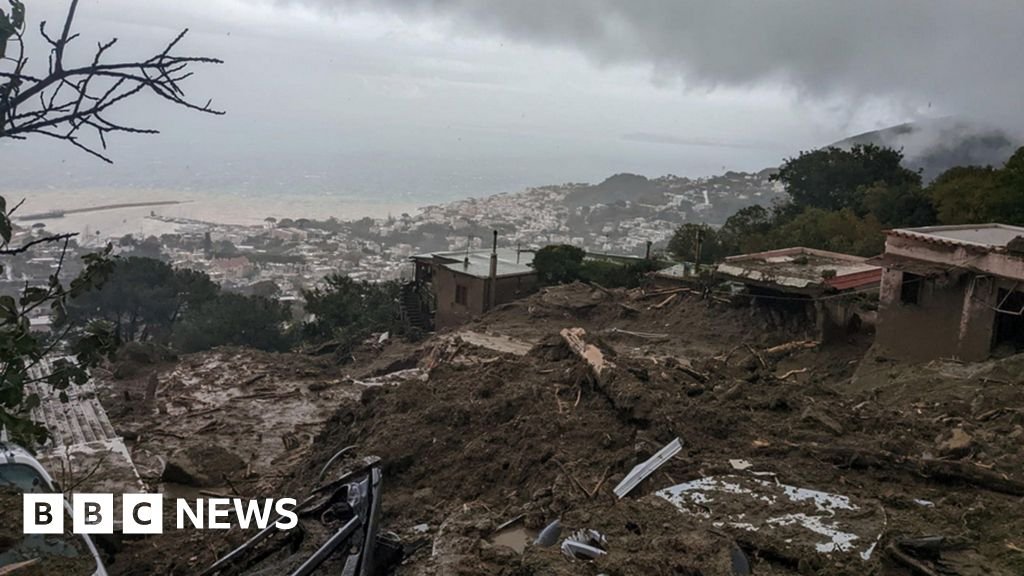 Italy landslide: Eight feared dead and 13 missing in Ischia