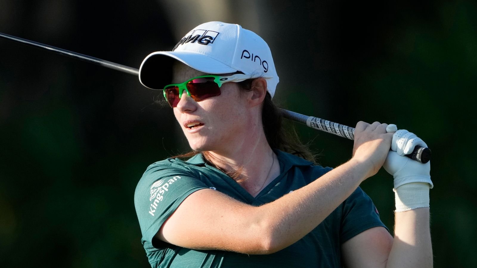 LPGA Tour: Leona Maguire cards nine-under 63 to tie for lead at CME Group Tour Championship in Florida