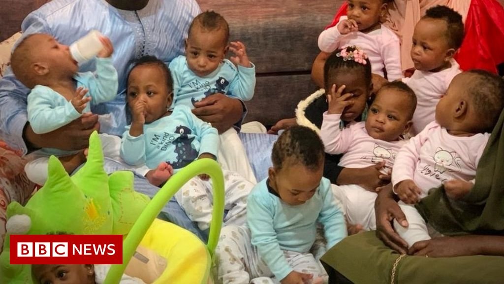 World-record nonuplets return home to Mali from Morocco