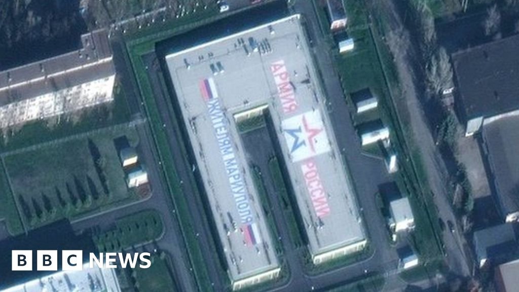 Ukraine war: New images show Russian army base built in occupied Mariupol