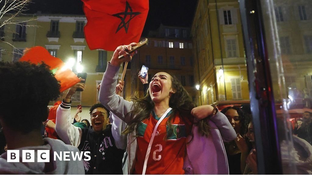 Watch Morocco fans celebrate historic World Cup win