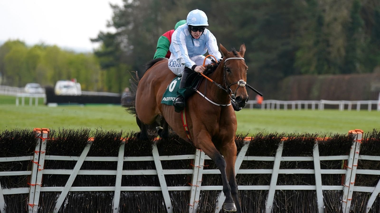 Honeysuckle ridden by jockey Rachael Blackmore wins the Paddy Power Champion Hurdle