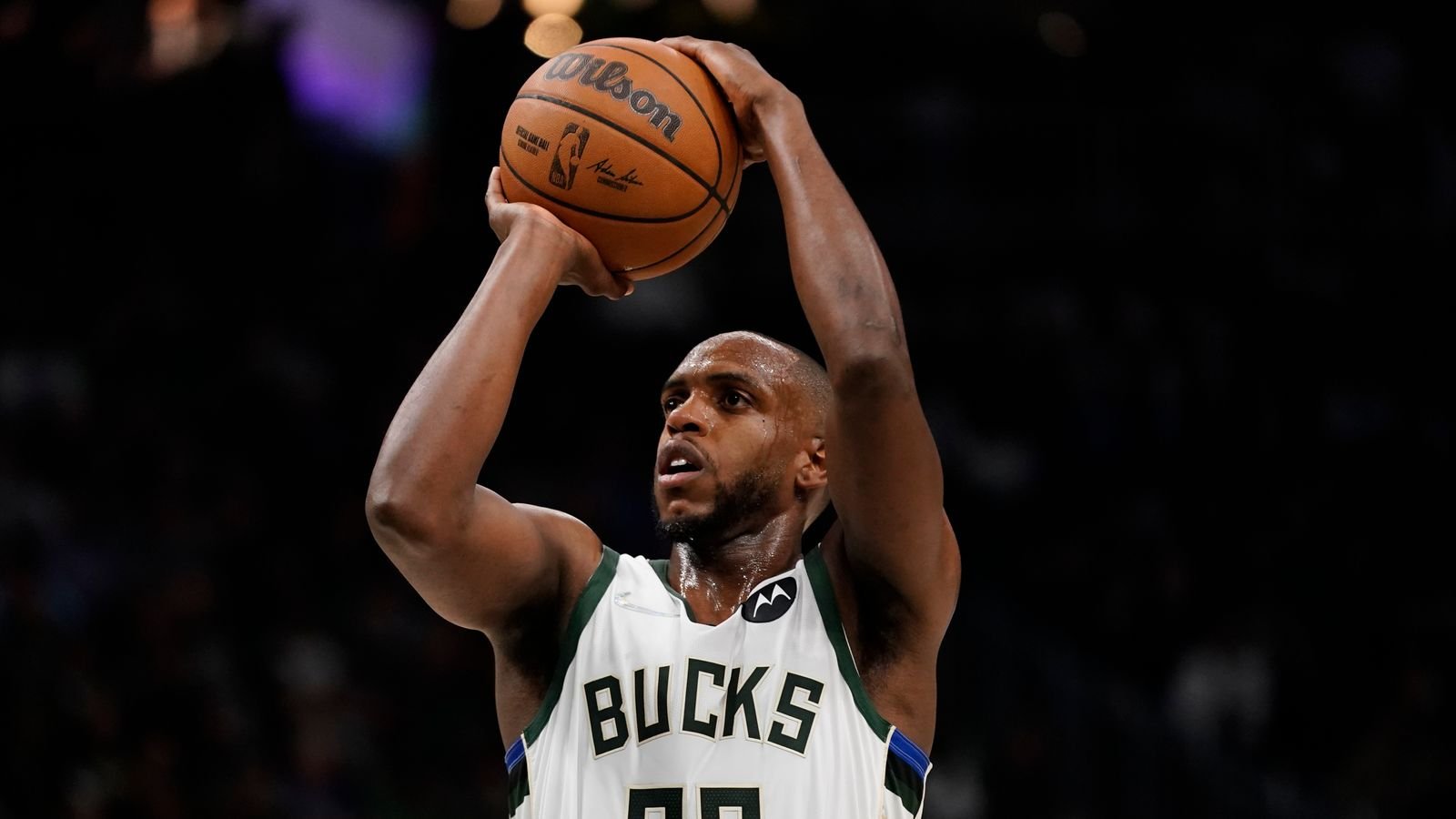 Khris Middleton starred during the Bucks' Championship-winning campaign