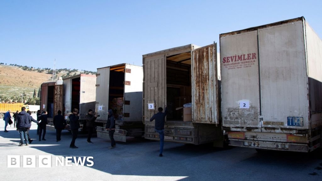 Turkey-Syria earthquake: First aid convoy reaches opposition-held Idlib