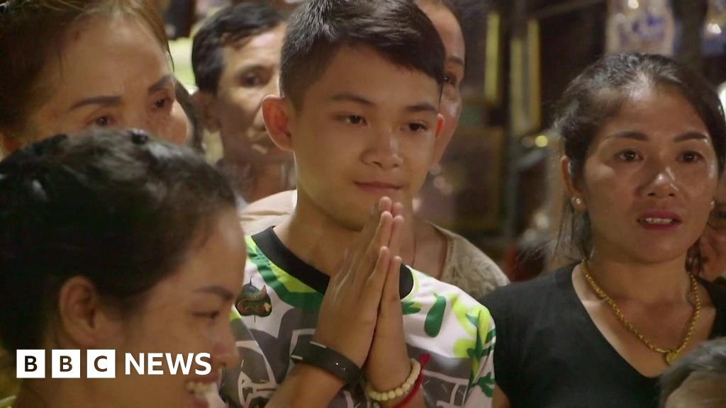 Boy reunites with family after Thai cave rescue in 2018