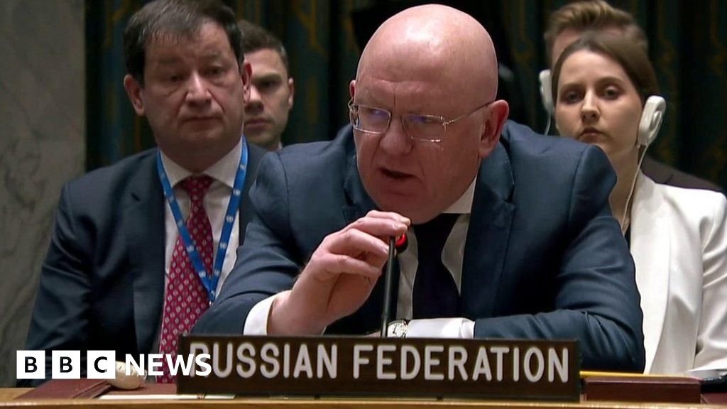 Russia interrupts UN minute's silence for Ukraine