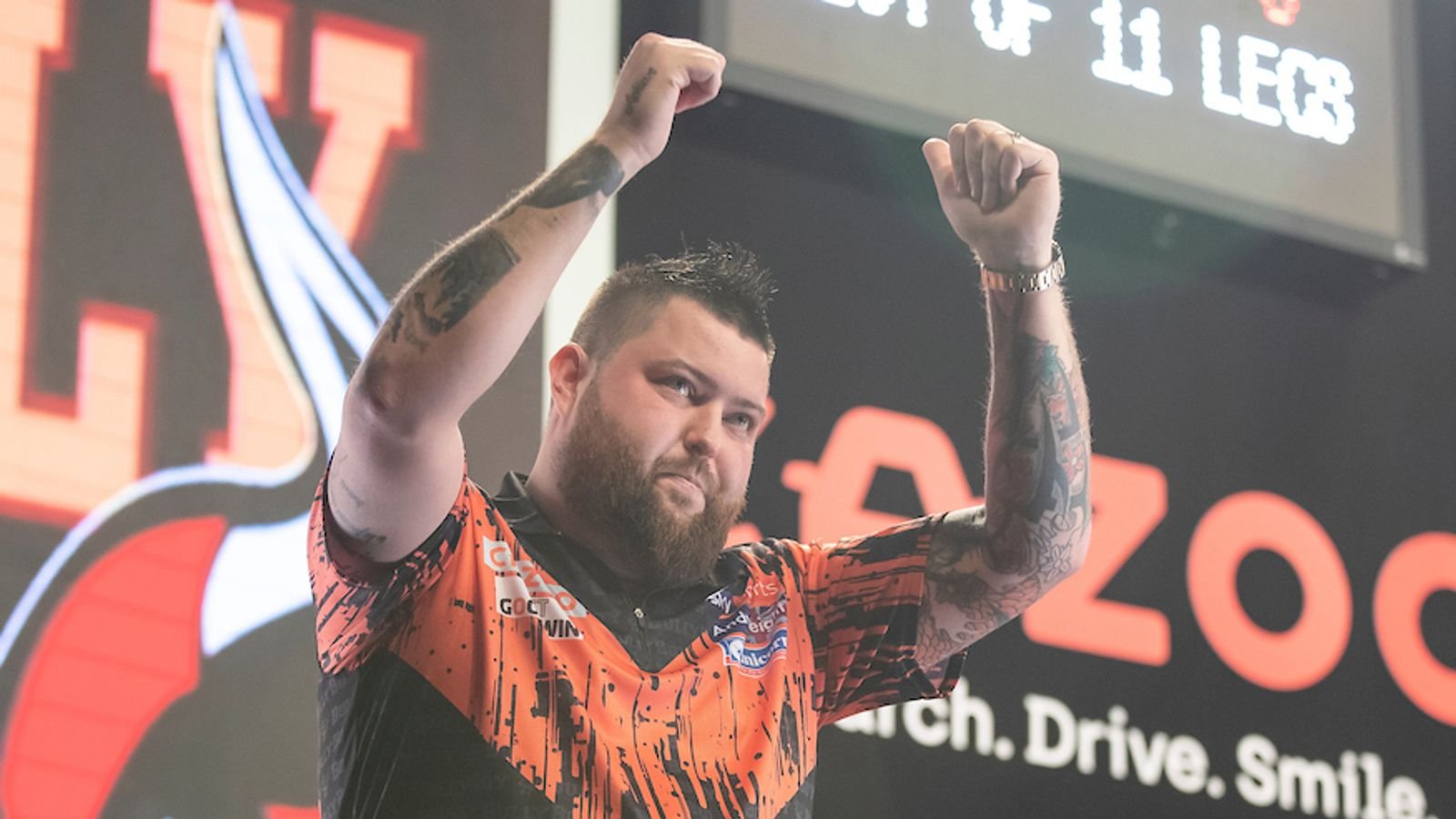 Premier League Darts: Michael Smith shows class against Dimitri Van den Bergh and Gerwyn Price to win in Glasgow