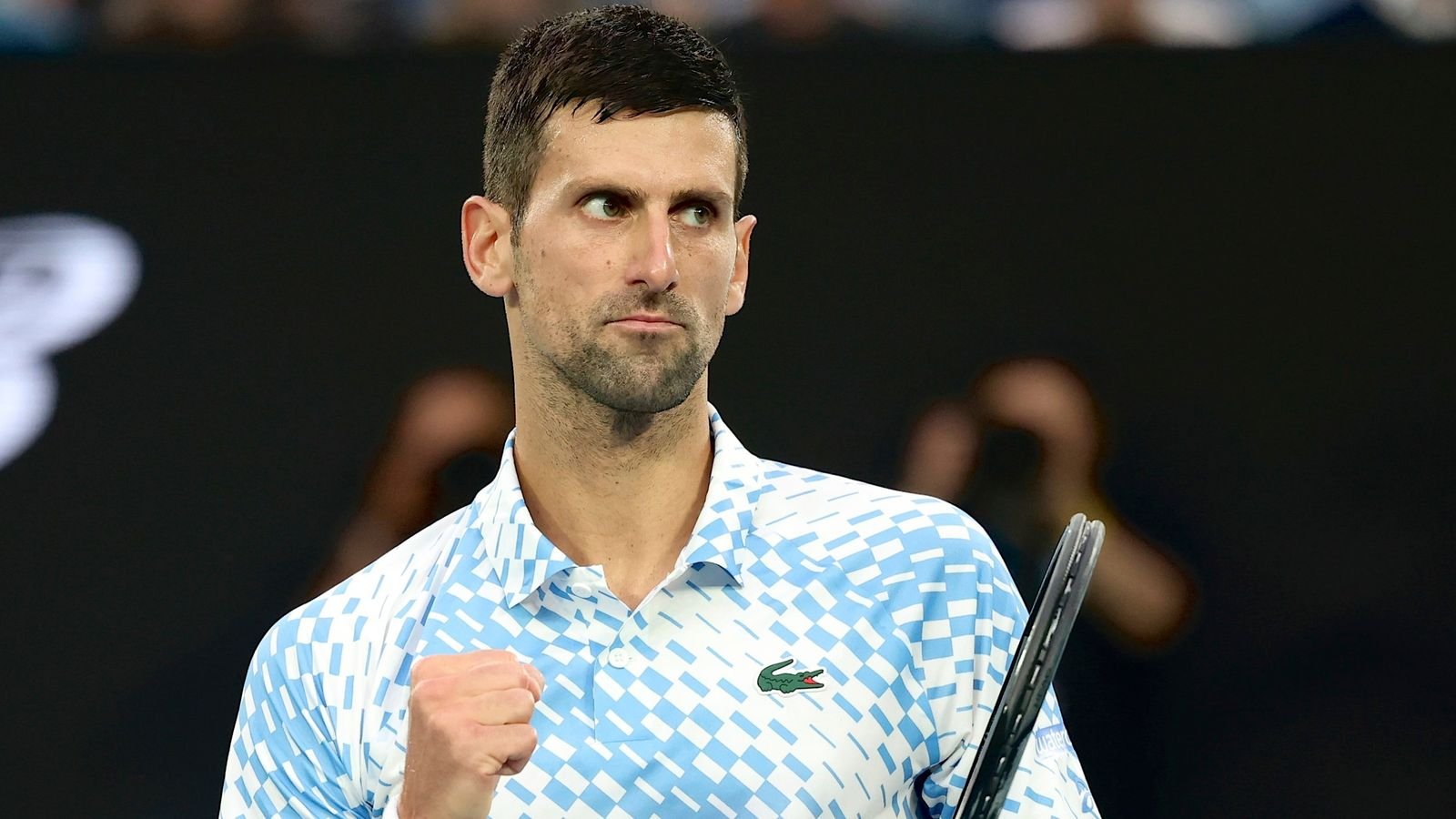 Melbourne: Tennis: Grand Slam - Australian Open, Singles, Men, Final Tsitsipas (Greece) - Djokovic (Serbia): Novak Djokovic clenches his fist. Photo by: Frank Molter/picture-alliance/dpa/AP Images