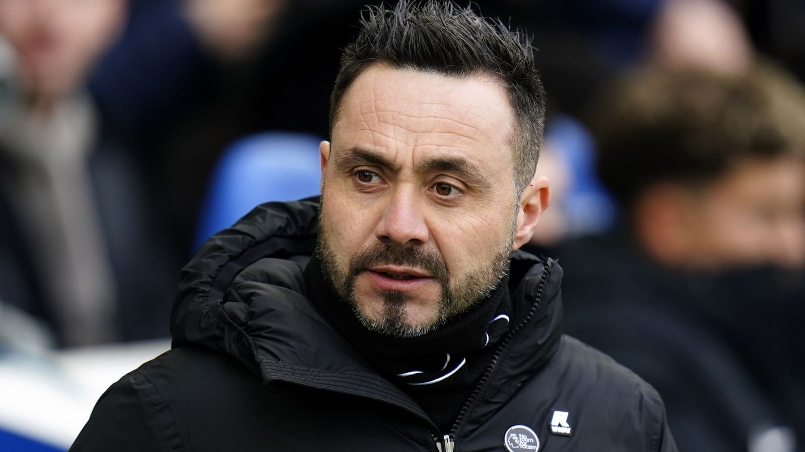 Roberto De Zerbi shown red card after Brighton defeat to Fulham, saying the level of refereeing in  the Premier League is 'very bad'