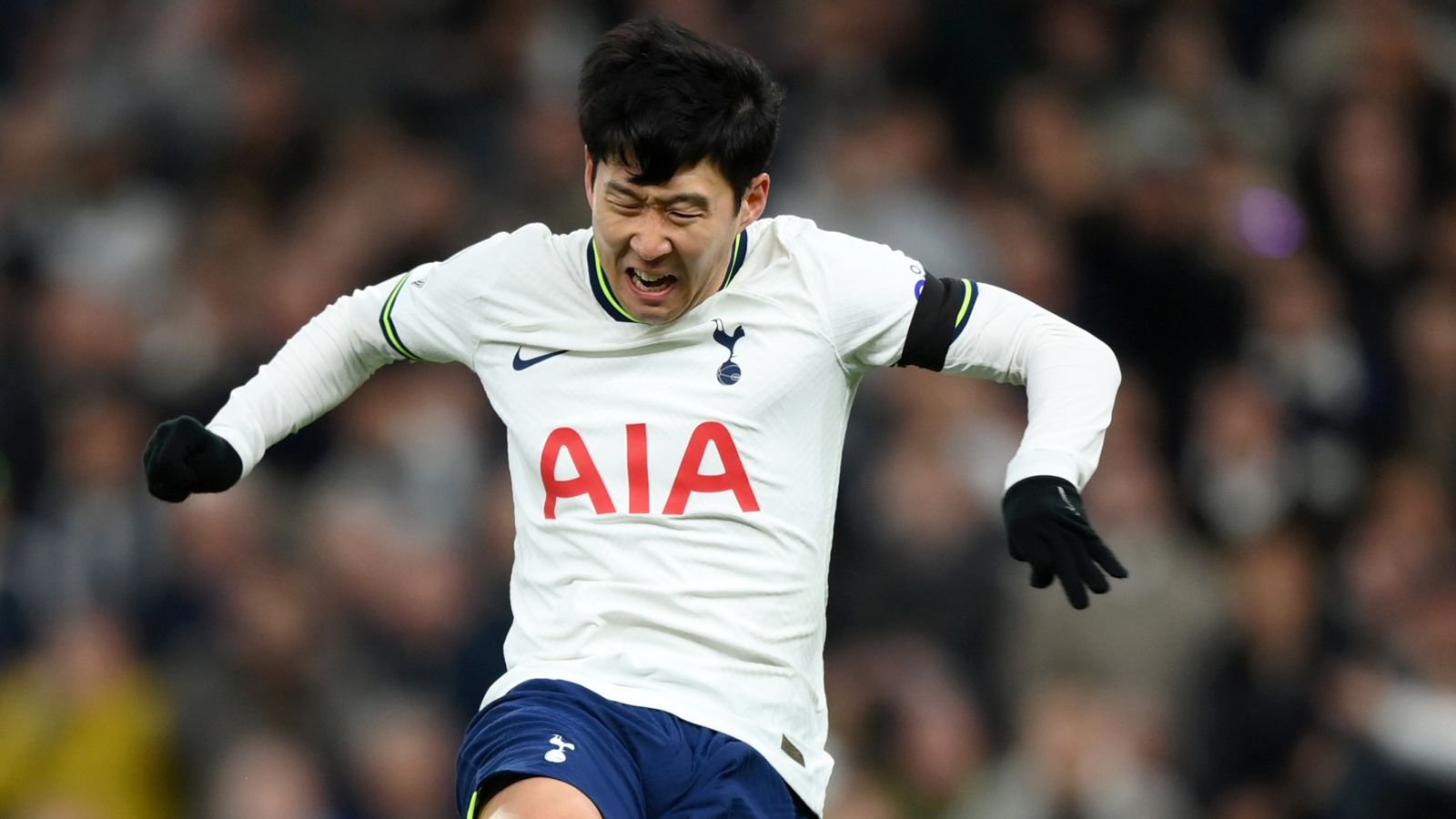 Heung-min Son slots home Spurs' second goal against West Ham