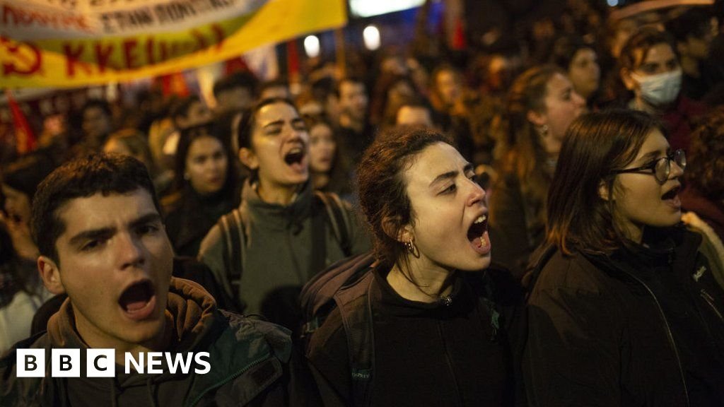 Greece train crash: Angry protests erupt after disaster