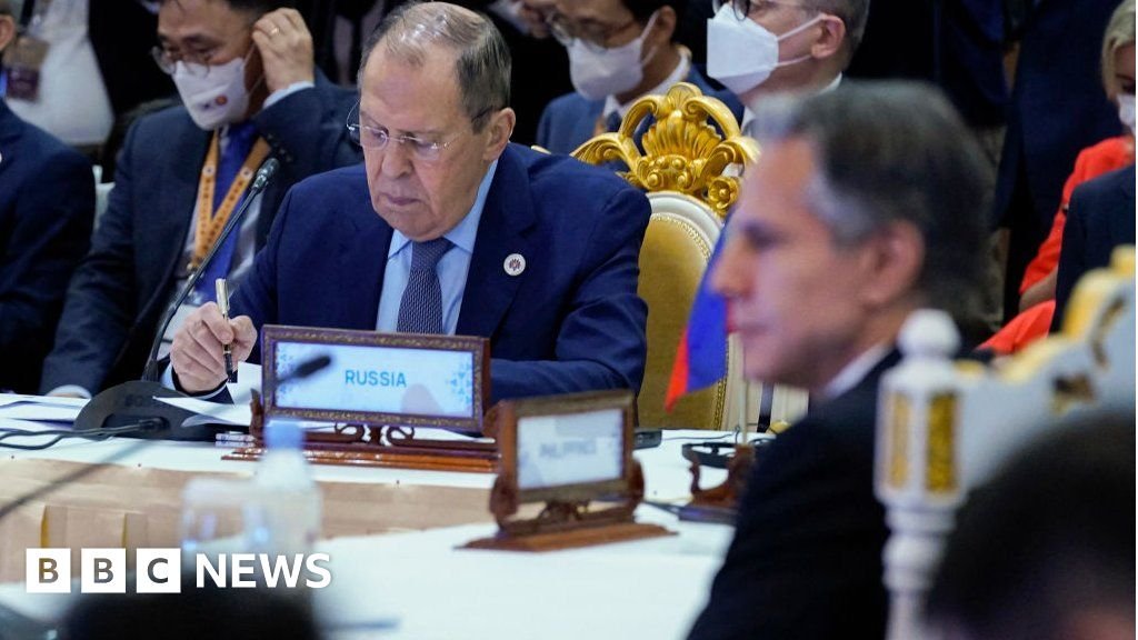 Blinken and Lavrov meet for first time since Ukraine war