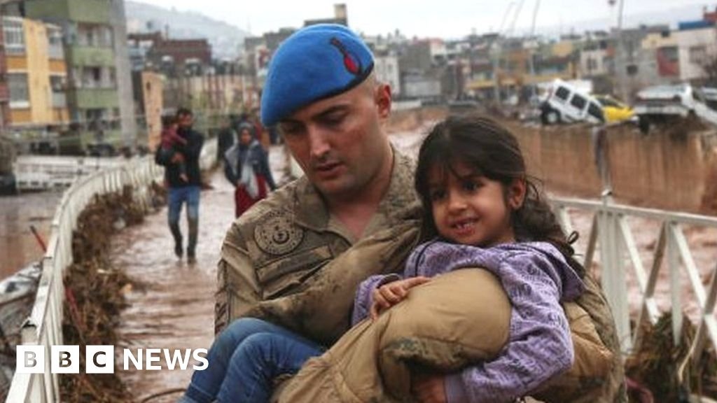 Turkish floods inundate two cities hit by quakes killing 14