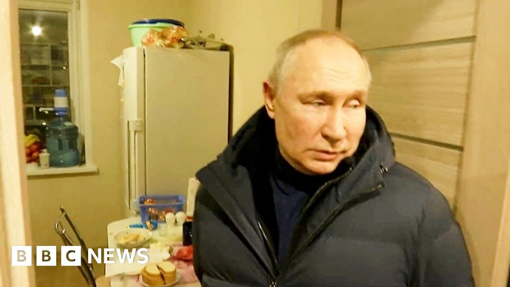 Putin tours Mariupol in occupied Ukraine