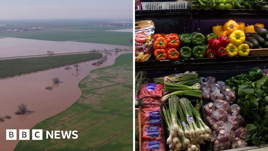 How Californian floods affect US food prices