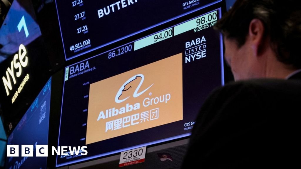 Alibaba: China tech giant shares jump after breakup plan announced