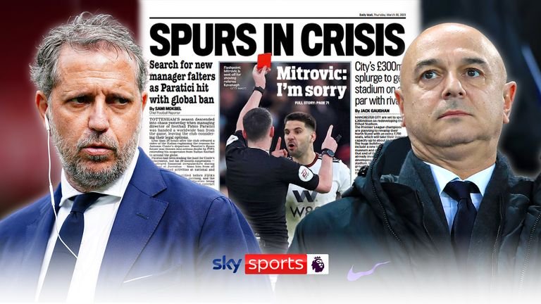 Back Pages Tonight: ‘Worst crisis Tottenham have ever faced’