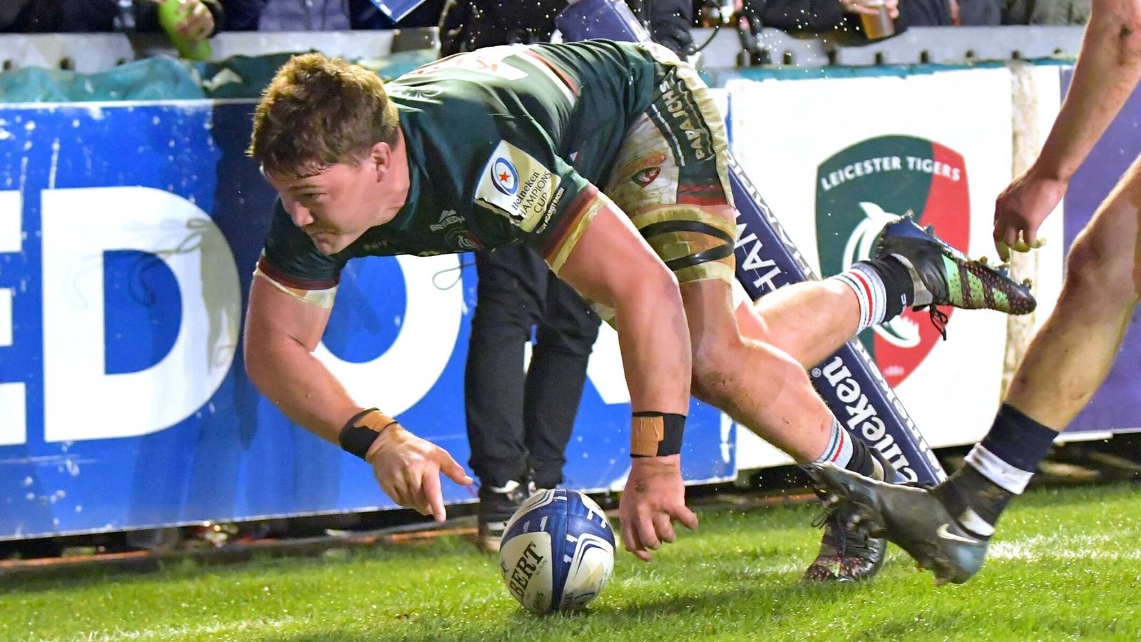 Heineken Champions Cup: Jasper Wiese’s try helps Leicster Tigers into quarter-finals with 16-6 win over Edinburgh