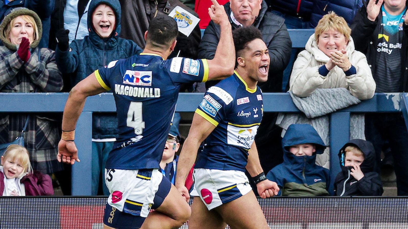 Super League: Leeds Rhinos fight back to hand Catalans Dragons first defeat of season