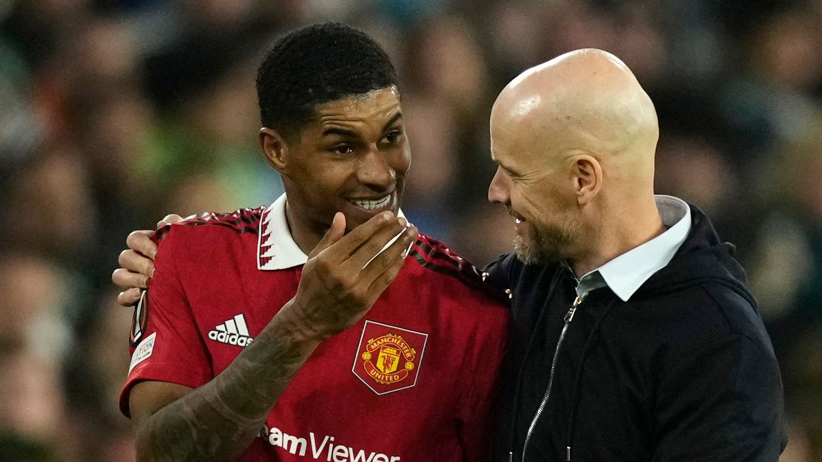 Marcus Rashford: Man Utd forward praised by Erik ten Hag after surpassing Cristiano Ronaldo record