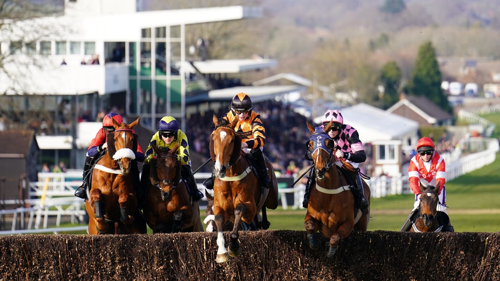 Plumpton racecourse general view