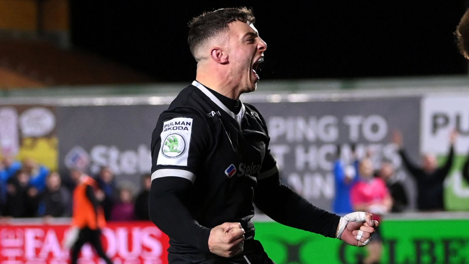 Gallagher Premiership: Newcastle Falcons claim 17-12 win over Gloucester in Mark Laycock’s first game despite first-half red card