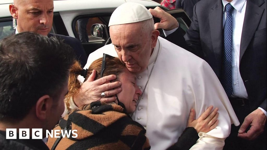 Watch: Well wishers in tears as Pope leaves hospital