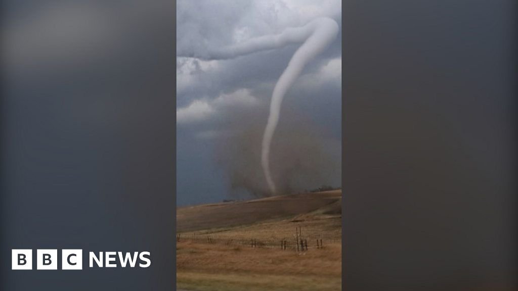 Video captures tornado ripping through corn field