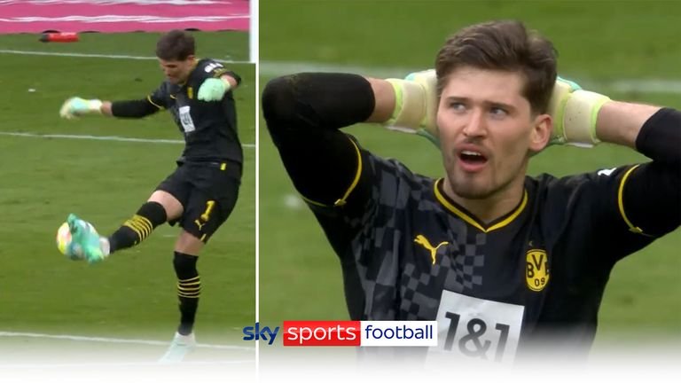 ‘What an awful mistake!’ – Dortmund GK howler gifts Bayern lead