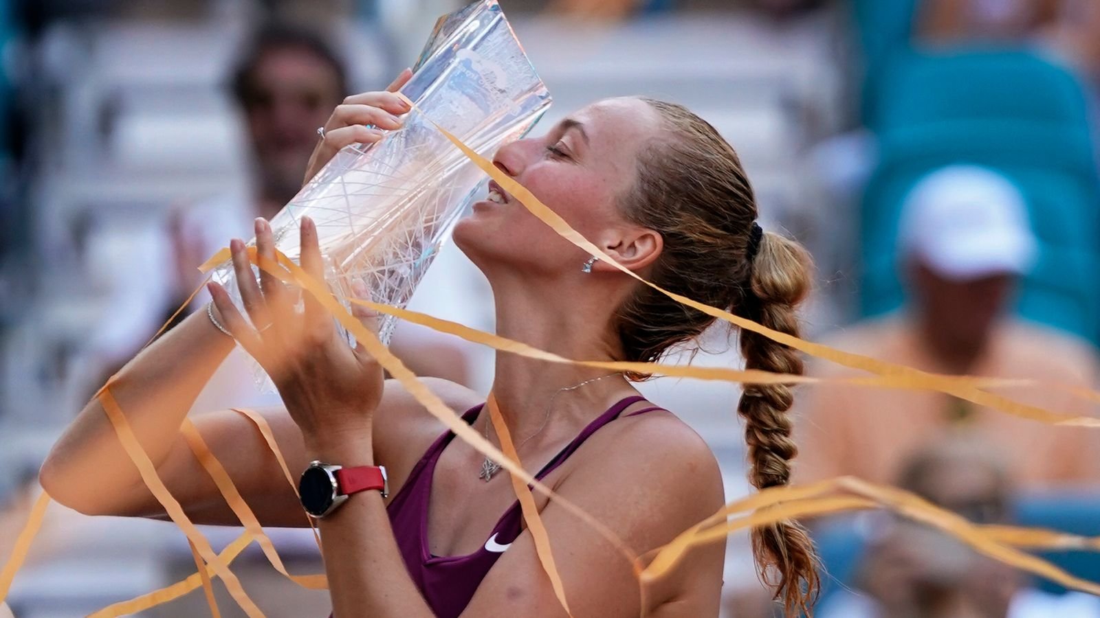 Miami Open: Petra Kvitova downs Elena Rybakina to seal title triumph and move back into world top 10