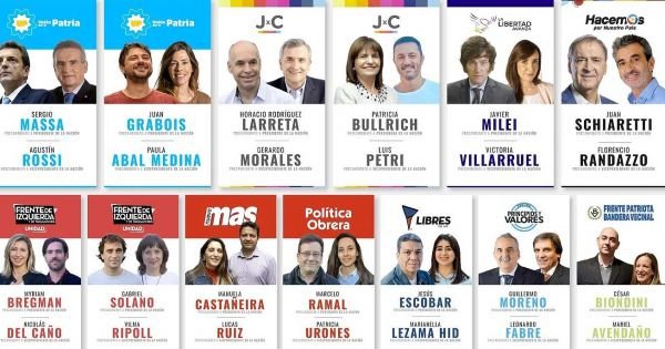 One of these 13 people will be Argentina's next president